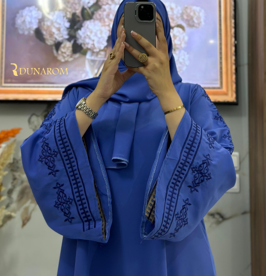 عباية مغربية عصرية مطرزة ✨