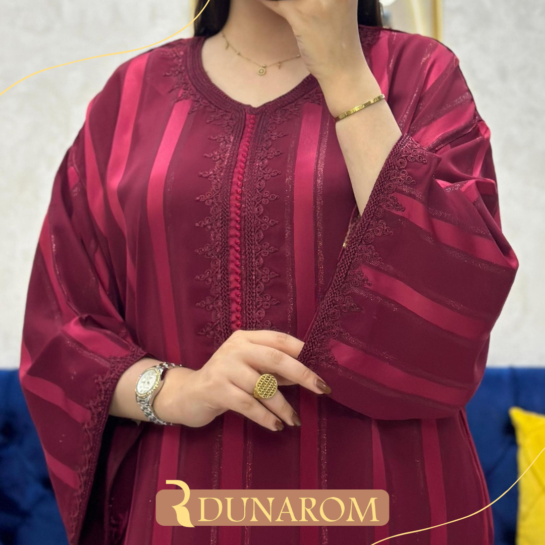 👑 قفطان كريب دوسوا كوريا جوهرة