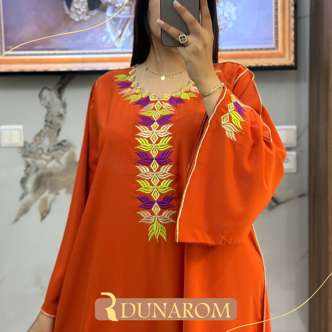 ❤️👑قفطان مغربي فصالة كلوش أنيق