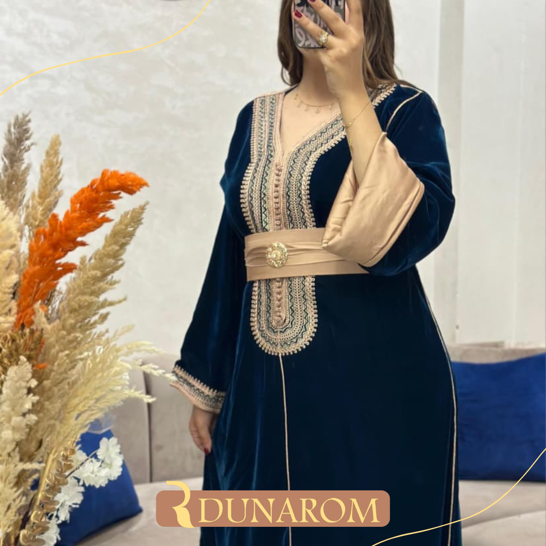 👑قفطان مبرة تاج الأنيق
