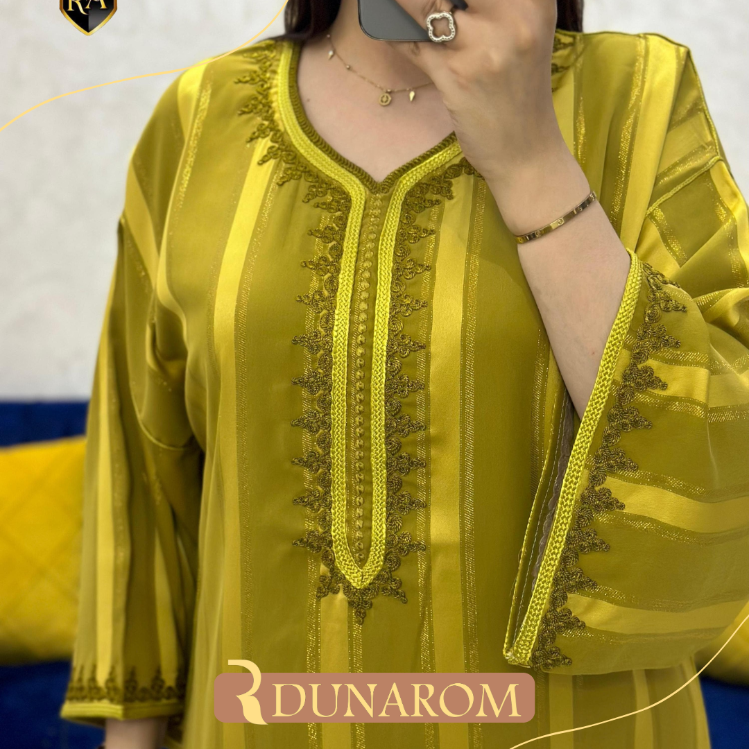 👑 قفطان كريب دوسوا كوريا جوهرة