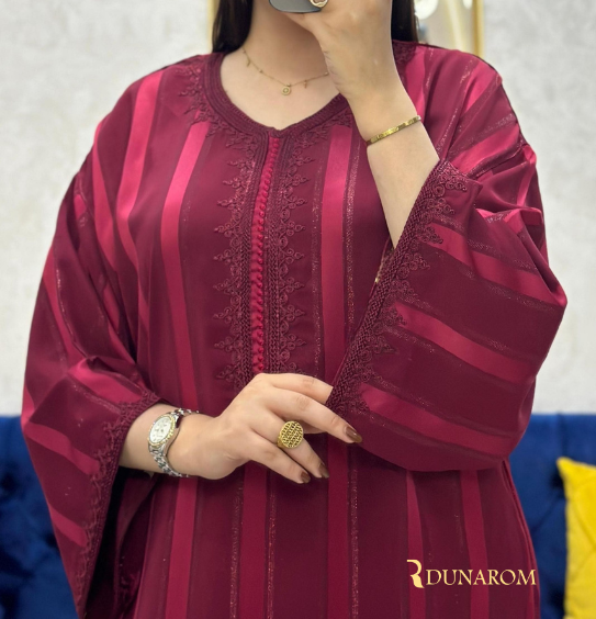 👑 قفطان كريب دوسوا كوريا جوهرة