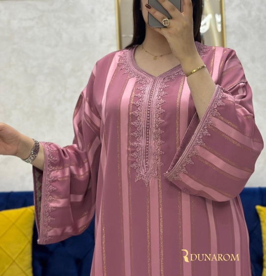 👑 قفطان كريب دوسوا كوريا جوهرة