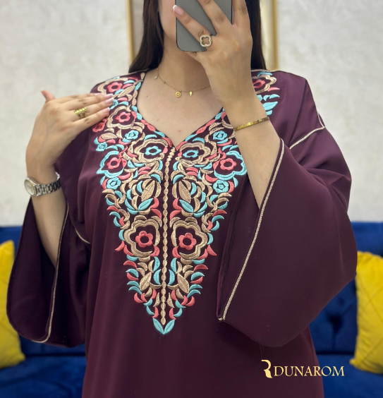 ❤️قفطان تطريز رباطي بالفصالة المخزنية