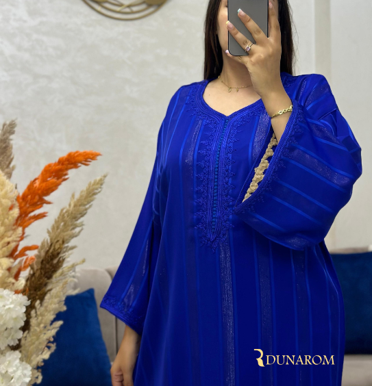 👑 قفطان كريب دوسوا كوريا جوهرة