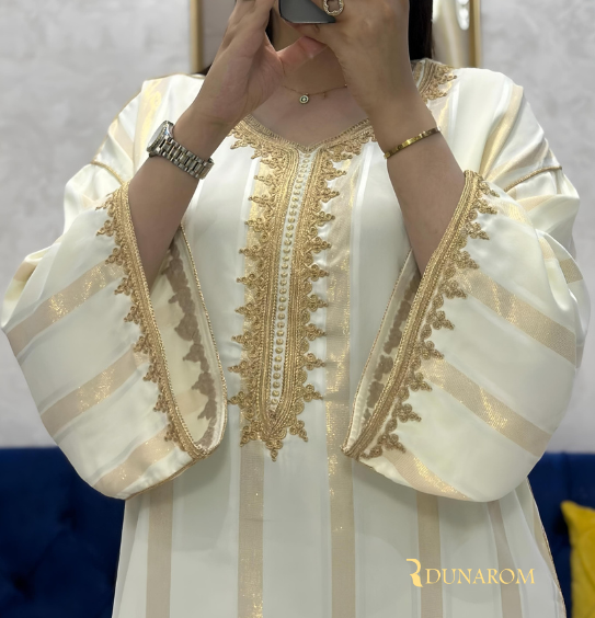 👑 قفطان كريب دوسوا كوريا جوهرة