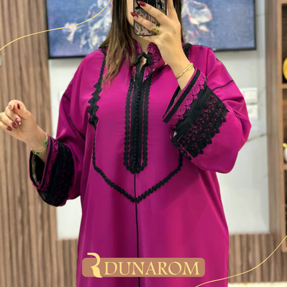 ❤️قفطان  أنيق الكريب السامبل (Copy)