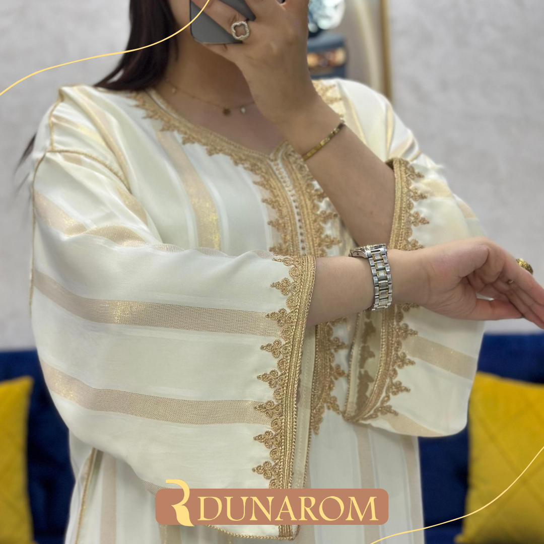 👑 قفطان كريب دوسوا كوريا جوهرة