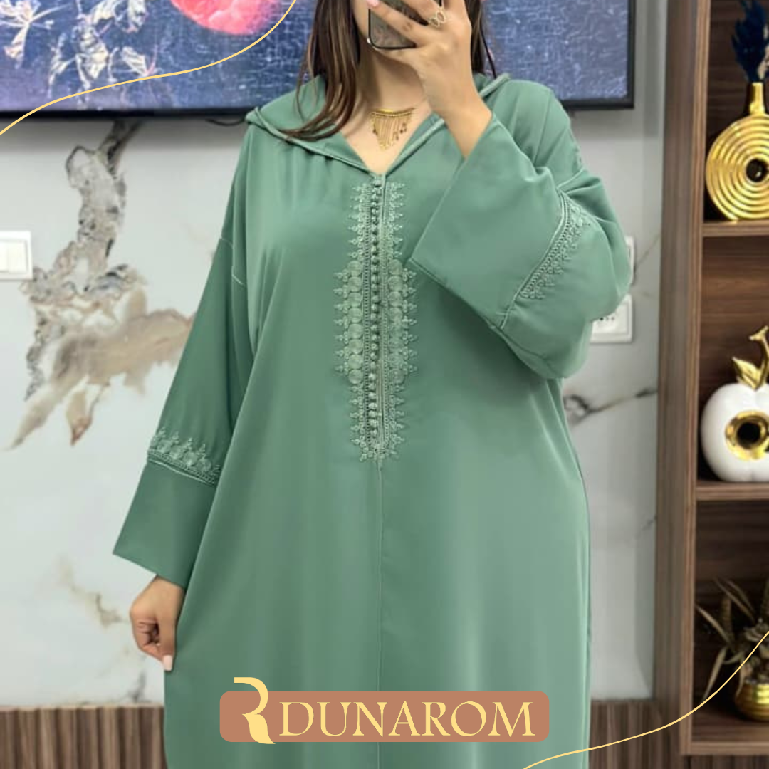 👑😍  جلابة مخزنية ثوب كريب