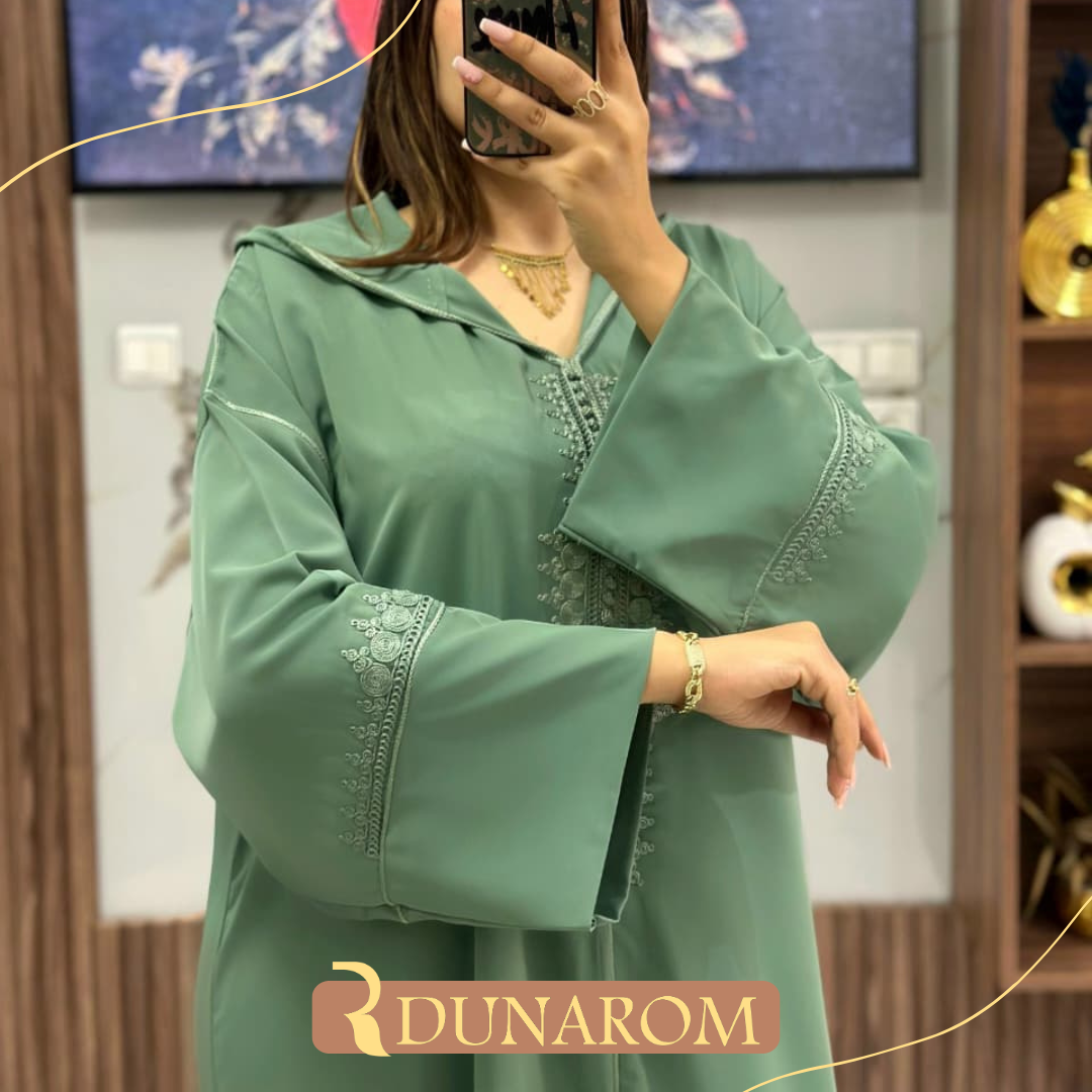 👑😍  جلابة مخزنية ثوب كريب