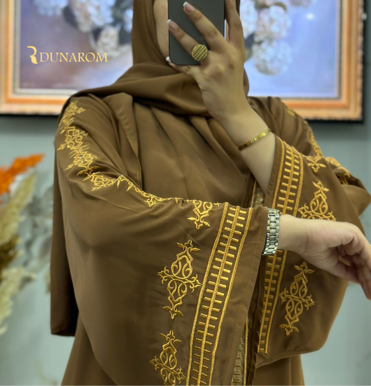 عباية مغربية عصرية مطرزة ✨