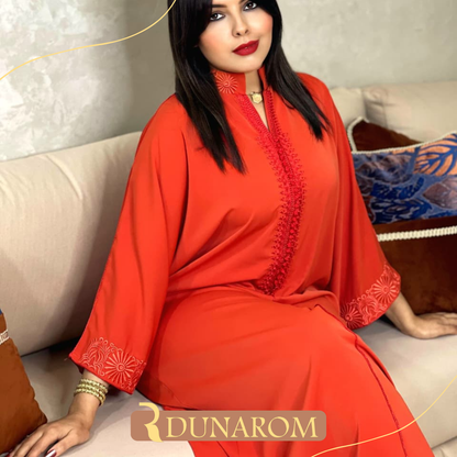 ❤️قفطان  أنيق الكريب السامبل