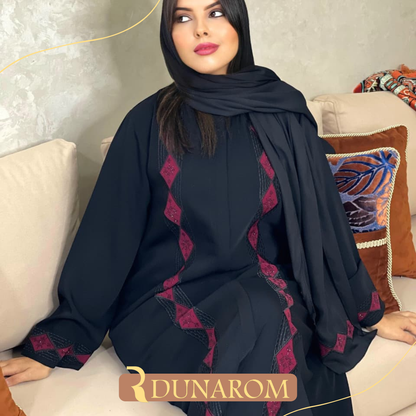 👑😍عباية شرقية ثوب كريب