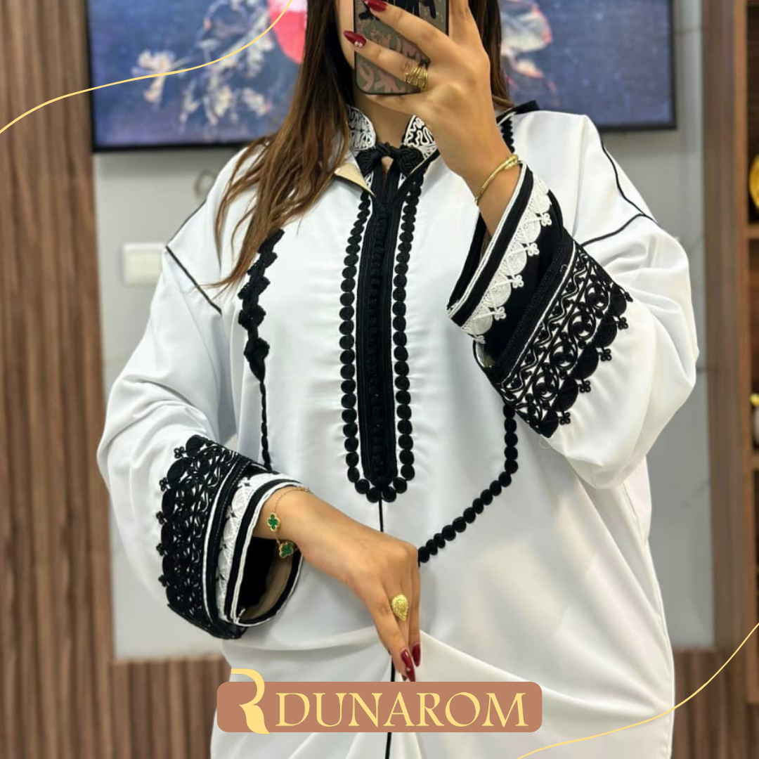 ❤️قفطان  أنيق الكريب السامبل (Copy)