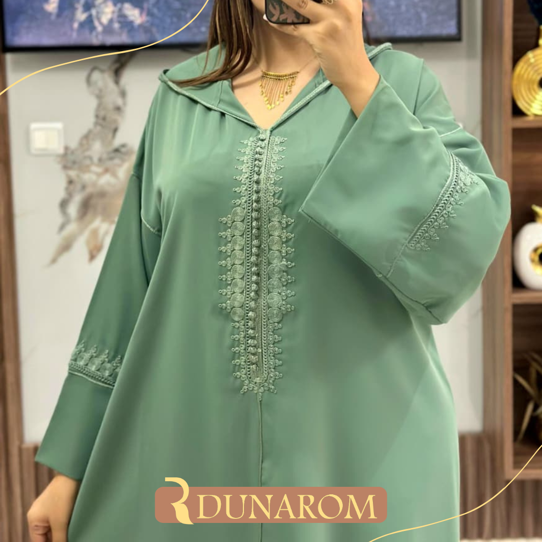 👑😍  جلابة مخزنية ثوب كريب