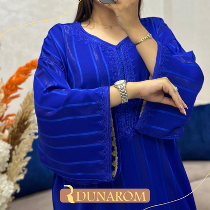 👑 قفطان كريب دوسوا كوريا جوهرة