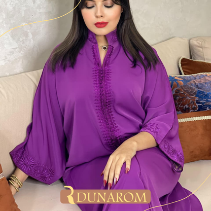 ❤️قفطان  أنيق الكريب السامبل