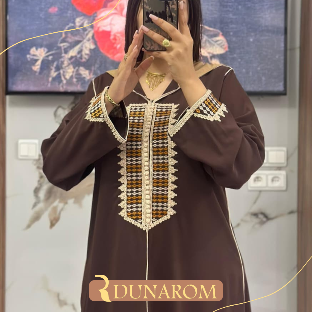 😍 جلابة كريب بفصالة مثالية