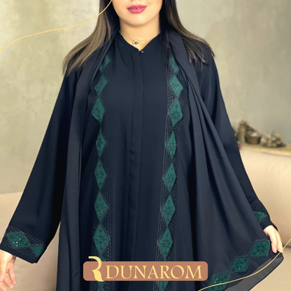 👑😍عباية شرقية ثوب كريب