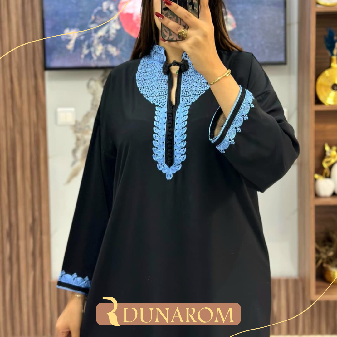 ❤️قفطان  أنيق الكريب السامبل (Copy)