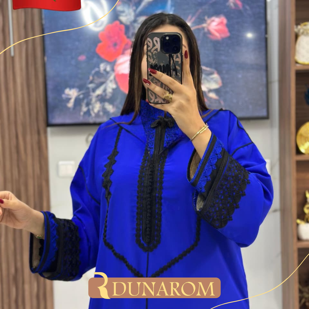 ❤️قفطان  أنيق الكريب السامبل (Copy)