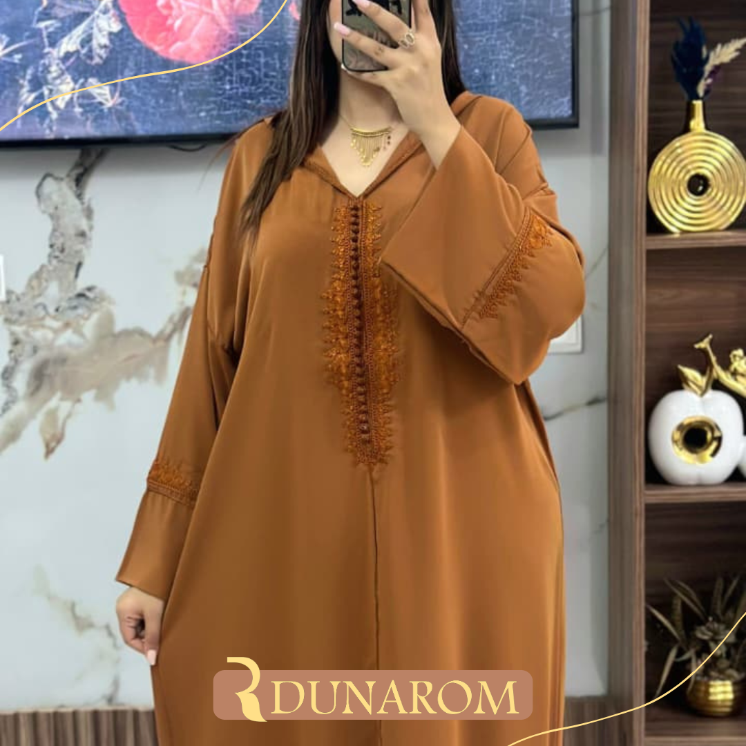 👑😍  جلابة مخزنية ثوب كريب