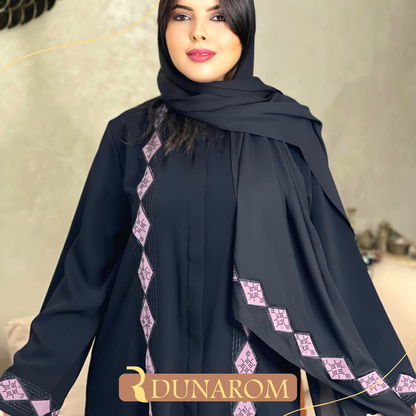 👑😍عباية شرقية ثوب كريب