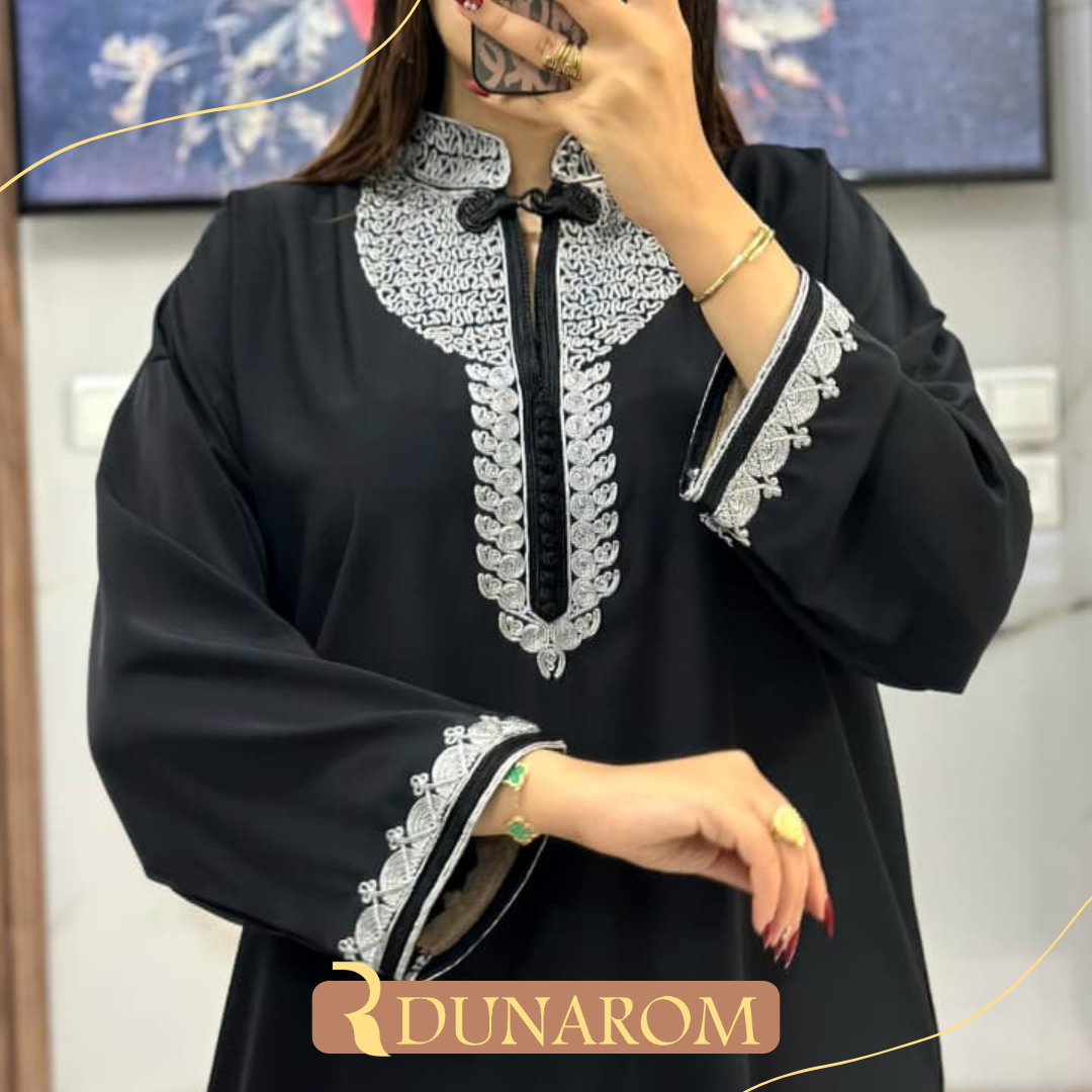 ❤️قفطان  أنيق الكريب السامبل (Copy)