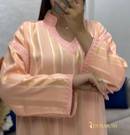 💎 قفطان كريب دوسوا كوريا جوهرة