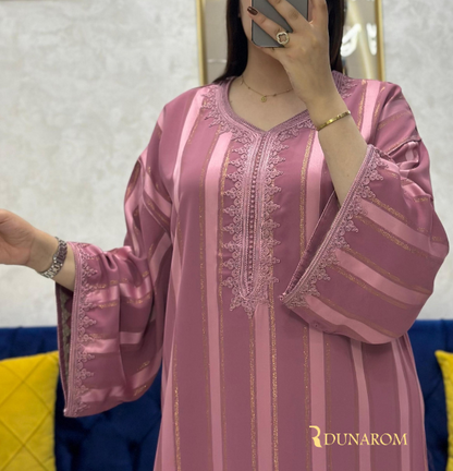👑 قفطان كريب دوسوا كوريا جوهرة