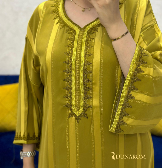 👑 قفطان كريب دوسوا كوريا جوهرة