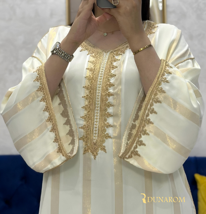 👑 قفطان كريب دوسوا كوريا جوهرة