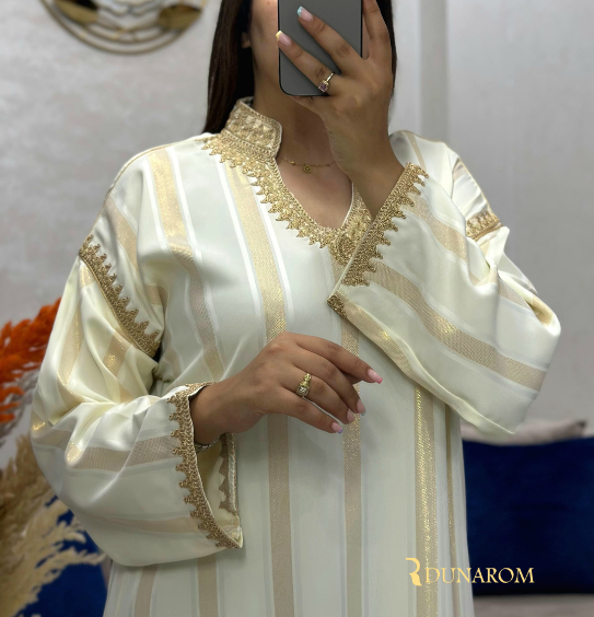 💎 قفطان كريب دوسوا كوريا جوهرة