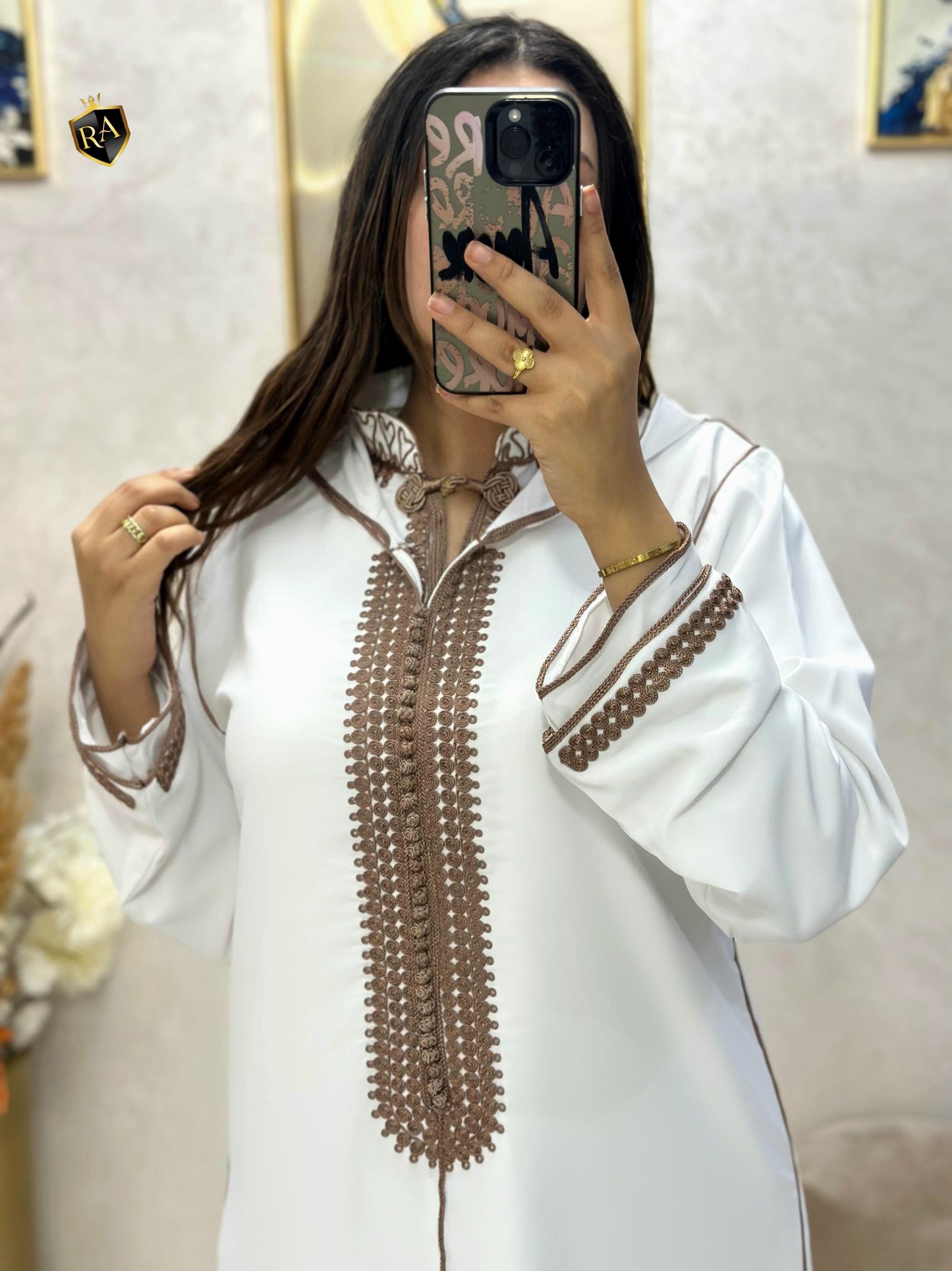 ❤️😍 جلابة 2 بياس فخمة ملكية