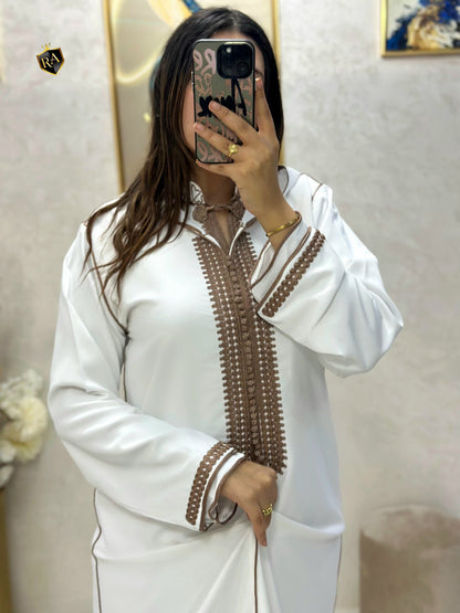 ❤️😍 جلابة 2 بياس فخمة ملكية