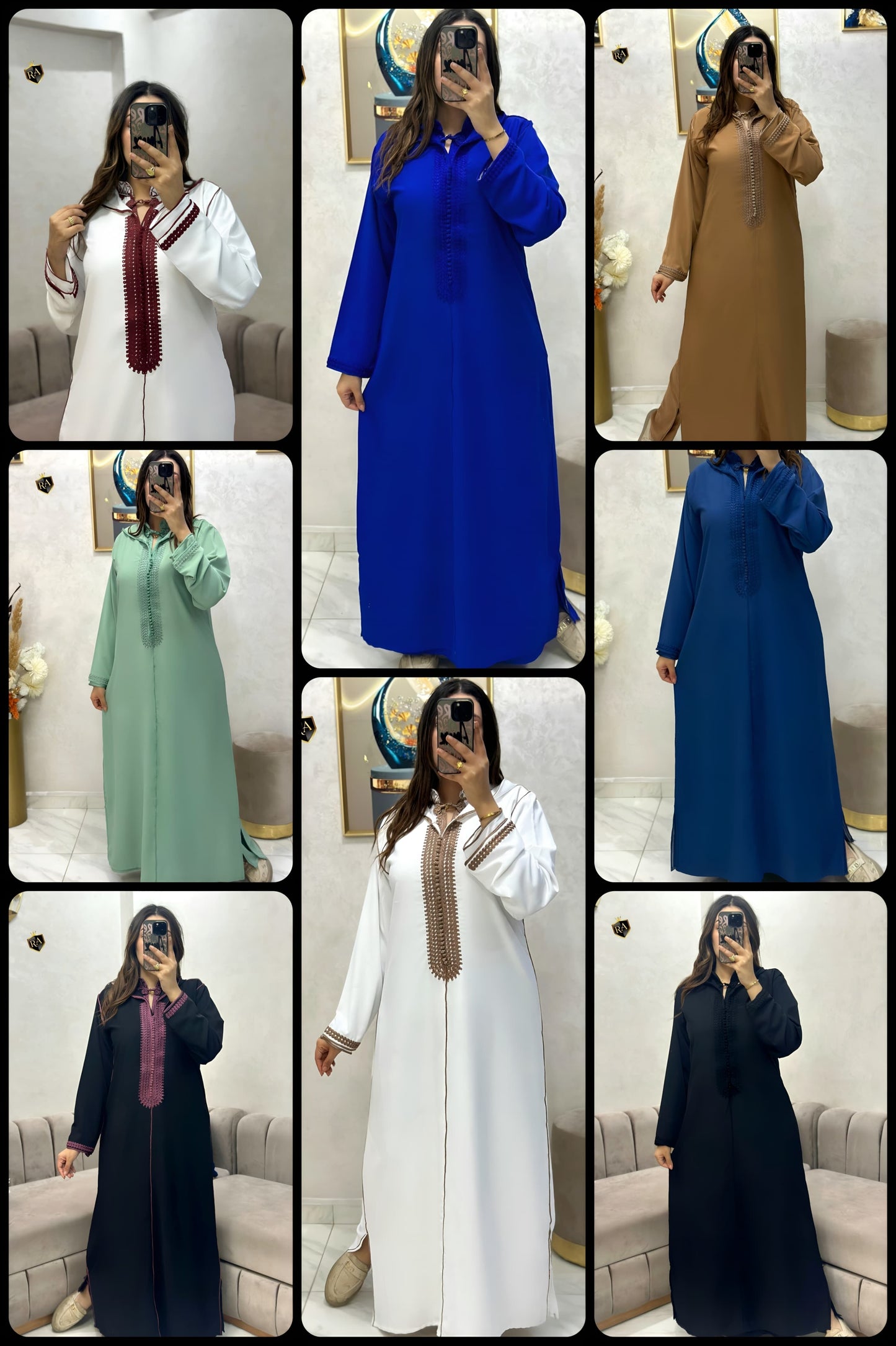 ❤️😍 جلابة 2 بياس فخمة ملكية