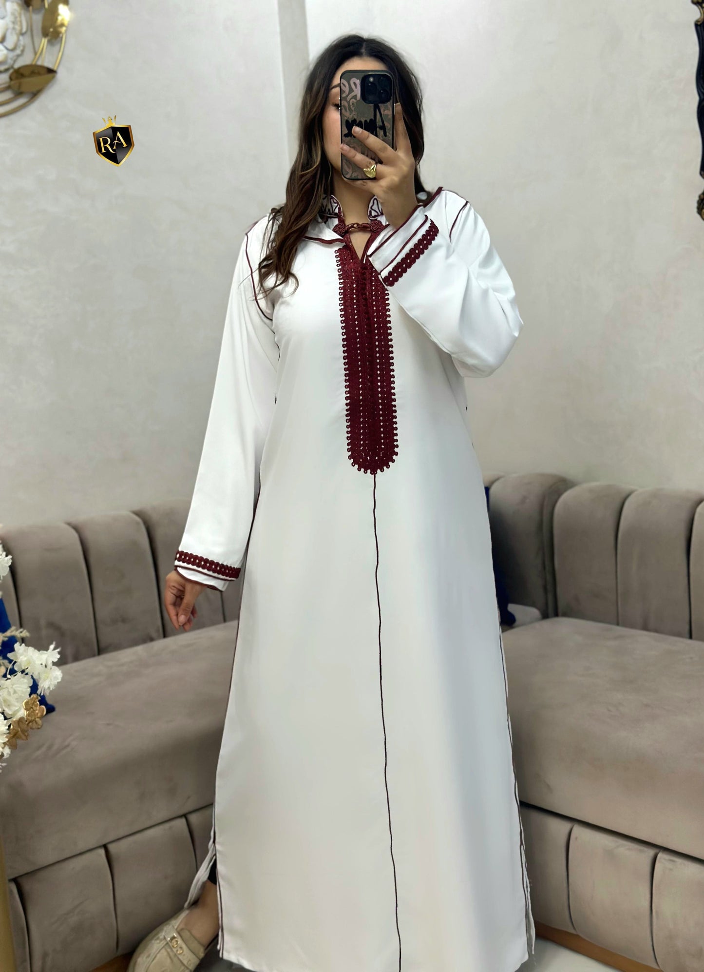 ❤️😍 جلابة 2 بياس فخمة ملكية